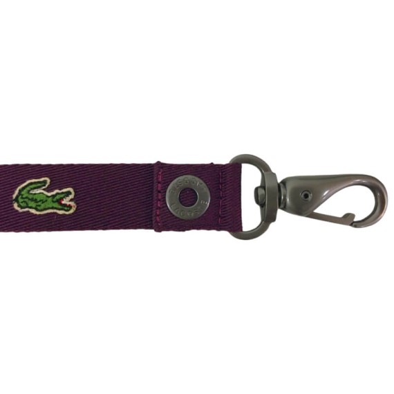 Fita de Pescoço para Chaves Lacoste Roxa | Ref. 92.L760210
