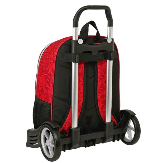 Mochila Escolar 42cm c/ Carro Evolution Avengers INFINITY Vermelha | Ref. 248.612279860 Mochila Escolar 42cm c/ Carro Evolution Avengers INFINITY Vermelha | Ref. 248.612279860