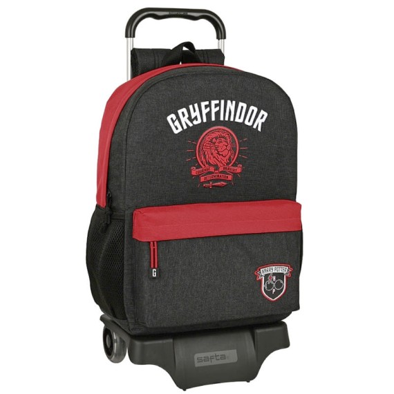 Mochila Escolar 43cm c/ Carro Harry Potter WITCHCRAFT GRYFFINDOR Preto | Ref. 248.612230313 Mochila Escolar 43cm c/ Carro Harry Potter WITCHCRAFT GRYFFINDOR Preto | Ref. 248.612230313