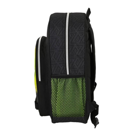 Mochila Escolar Júnior Adap. 38cm Nerf NEON Preta | Ref. 248.612240640 Mochila Escolar Júnior Adap. 38cm Nerf NEON Preta | Ref. 248.612240640