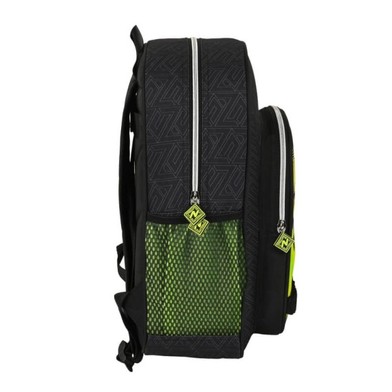 Mochila Escolar Júnior Adap. 38cm Nerf NEON Preta | Ref. 248.612240640 Mochila Escolar Júnior Adap. 38cm Nerf NEON Preta | Ref. 248.612240640