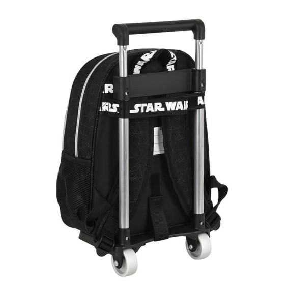 Mochila Infantil 33cm c/ Carro Star Wars FIGHTER Preta | Ref. 248.612201020