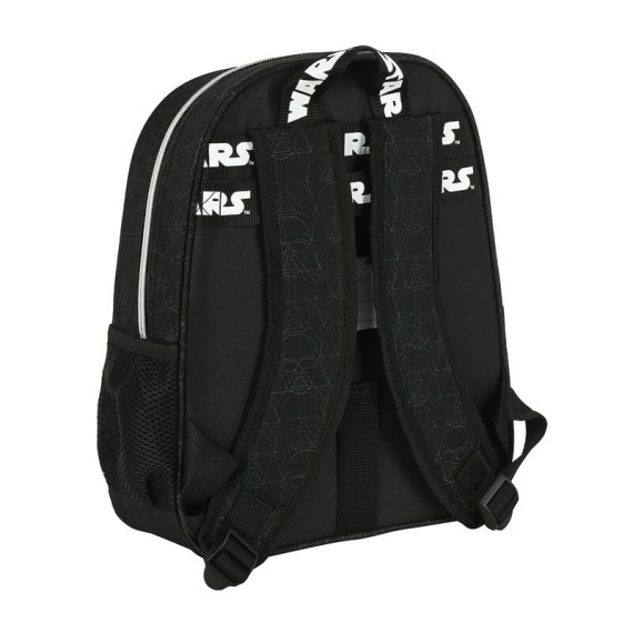 Mochila Infantil Adap. 33cm Star Wars FIGHTER Preta | Ref. 248.612201524 Mochila Infantil Adap. 33cm Star Wars FIGHTER Preta | Ref. 248.612201524