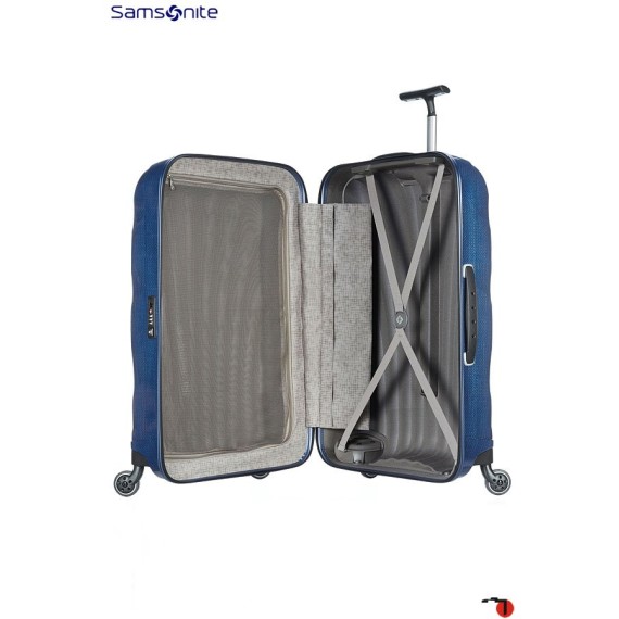 Samsonite Mala/Trolley de Viagem Médio 69cm 4 Rodas Spinner COSMOLITE Blue