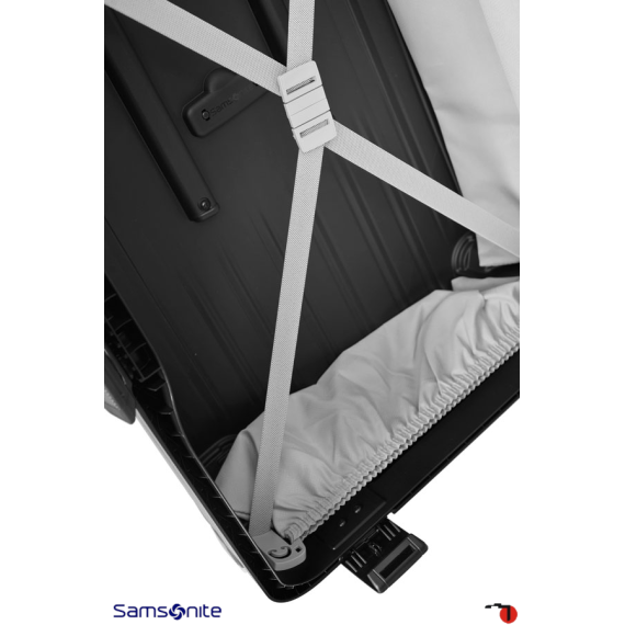 Samsonite Mala/Trolley de Viagem Grande 75cm 4 Rodas Spinner S´CURE DLX Graphite - Ref. 92U4400218