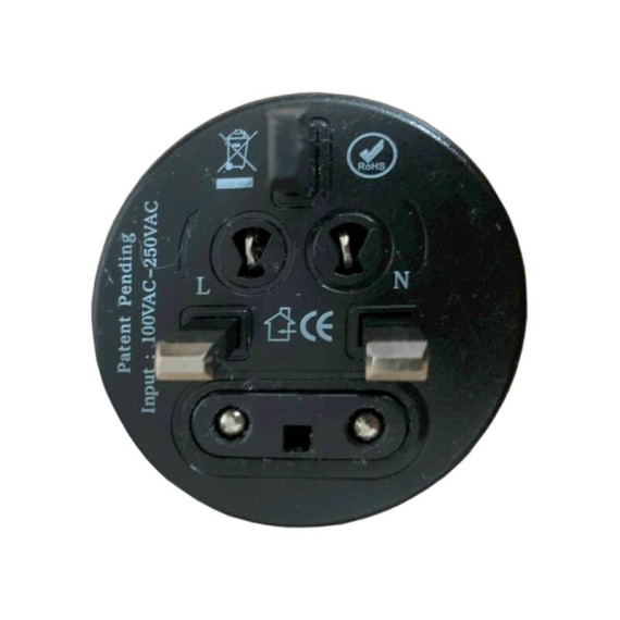 Adaptador Universal Elétrico Delsey Preto | Ref. 181.943510