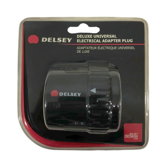 Adaptador Universal Elétrico Delsey Preto | Ref. 181.943510