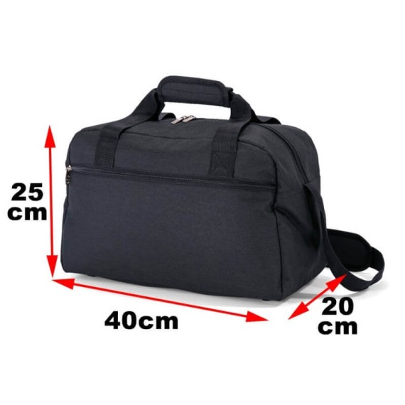 Benzi Saco de Viagem Ryanair 40cm Preto | Ref. 288.BZ5528P