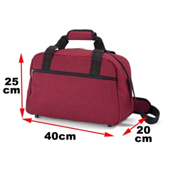 Saco de Viagem Ryanair 40cm Vermelho | Ref. 288.BZ5528V
