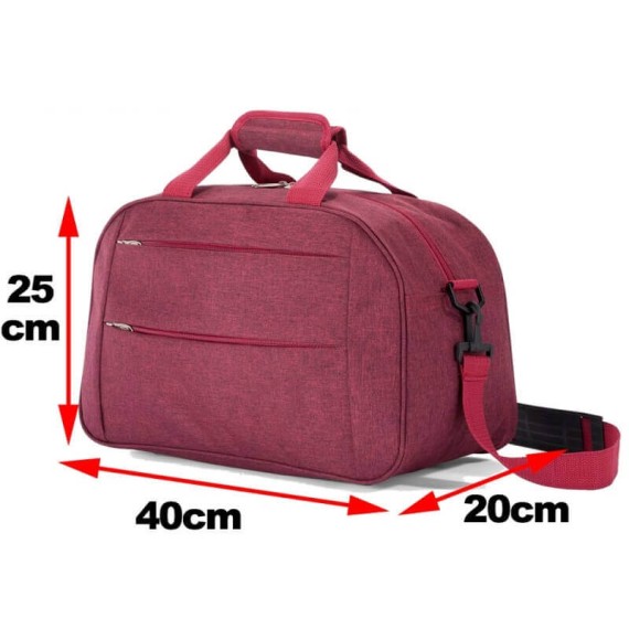 Benzi Saco de Viagem Ryanair 40x20x25cm Vermelho | Ref. 288.BZ5496V