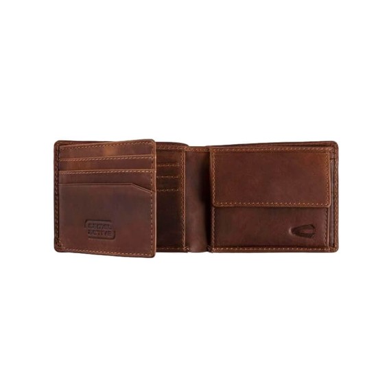 Camel Active Carteira Porta-Notas Tradicional com Porta-Moedas NEPAL Castanha | Ref. 9128070129 Camel Active Carteira Porta-Notas Tradicional com Porta-Moedas NEPAL Castanha | Ref. 9128070129