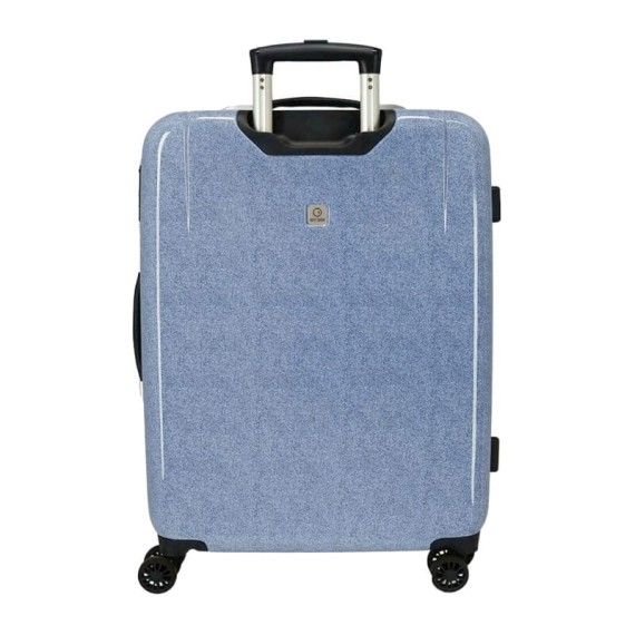 Mala de Viagem / Trolley Médio 68cm Minnie MAKE IT RAIN BOWS Azul | Ref. 186.4531821