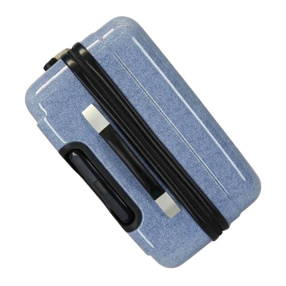 Mala de Viagem / Trolley Médio 68cm Minnie MAKE IT RAIN BOWS Azul | Ref. 186.4531821