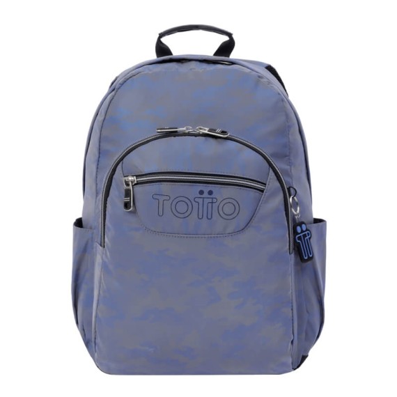 Mochila Escolar Acuarela Edição Limitada Totto Azul | Ref. 330.MA04ECO0332JZ