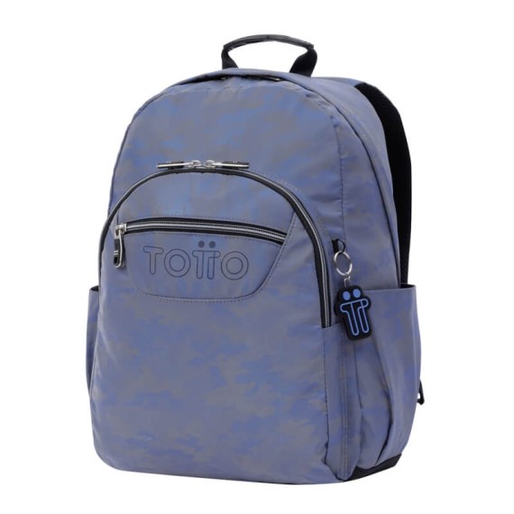 Mochila Escolar Acuarela Edição Limitada Totto Azul | Ref. 330.MA04ECO0332JZ