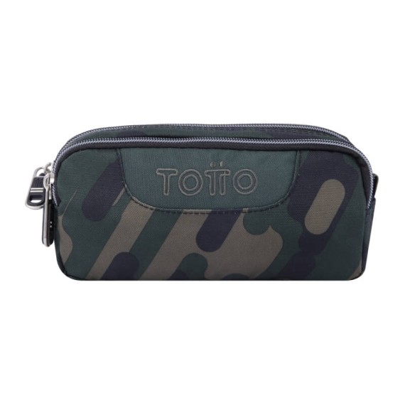 Estojo Escolar Duplo Sobre Totto Camuflado | Ref. 330.AC52ECO0033DL