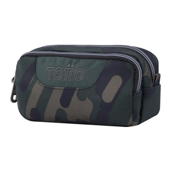 Estojo Escolar Duplo Sobre Totto Camuflado | Ref. 330.AC52ECO0033DL
