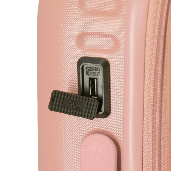 Mala de Cabine / Trolley 55cm Exp. Pepe Jeans HIGHLIGHT Rosa | Ref. 186.7688624