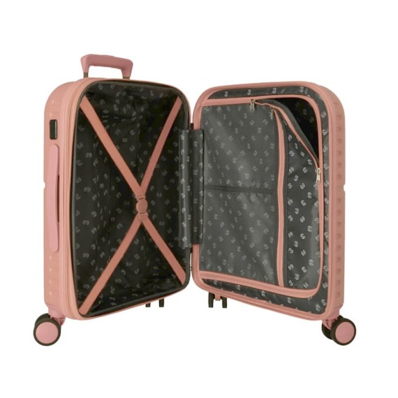 Mala de Cabine / Trolley 55cm Exp. Pepe Jeans HIGHLIGHT Rosa | Ref. 186.7688624