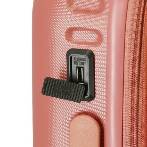 Mala de Cabine / Trolley 55cm Exp. Pepe Jeans HIGHLIGHT Terracota | Ref. 186.7688626