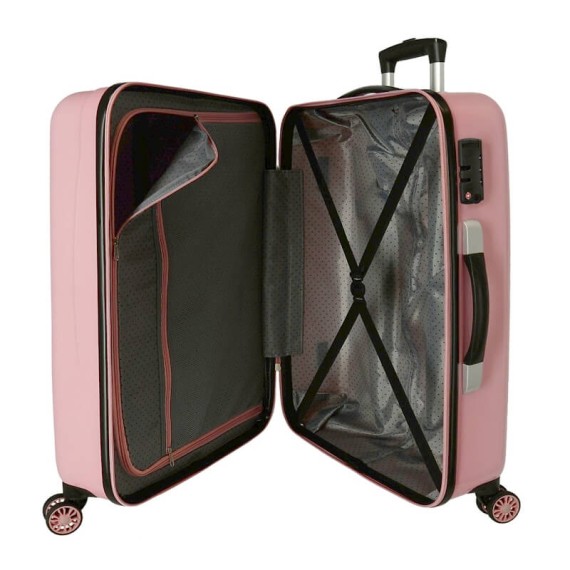 Mala de Viagem / Trolley Média 68cm MICKEY Outline Nude | Ref. 186.3471821