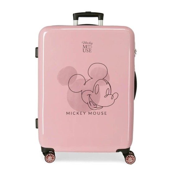 Mala de Viagem / Trolley Média 68cm MICKEY Outline Nude | Ref. 186.3471821