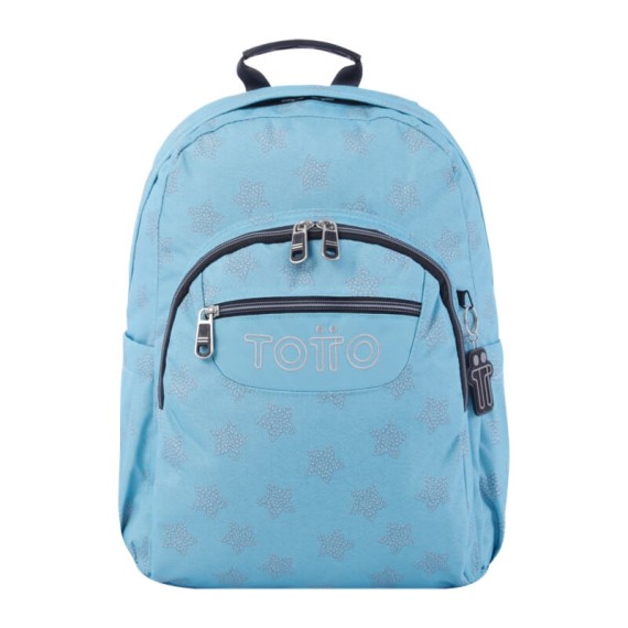 Mochila Escolar Acuarela Totto Azul Estrela | Ref. 330.MA04ECO0013DQ