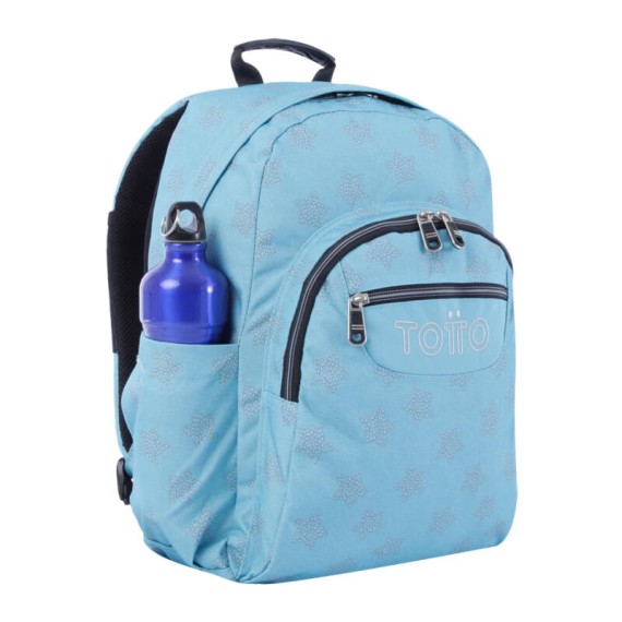 Mochila Escolar Acuarela Totto Azul Estrela | Ref. 330.MA04ECO0013DQ Mochila Escolar Acuarela Totto Azul Estrela | Ref. 330.MA04ECO0013DQ