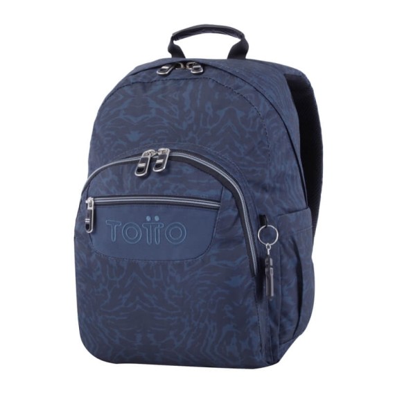 Mochila Escolar Gommas TOTTO 3JG Azul Escuro | Ref. 330.MA04ECO0183JG