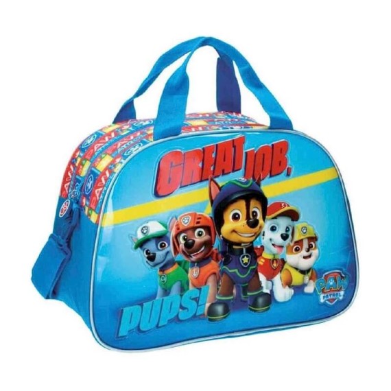 Saco Desportivo 40cm Patrulha Pata PUPS Azul | Ref. 186.26732
