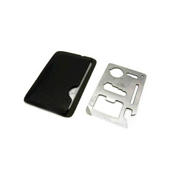 Cartão Multiusos 11 Ferramentas Metal | Ref. 222.1