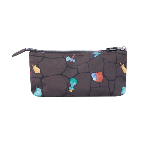 Estojo Escolar Triplo Tablero Totto Castanho | Ref. 330.AC52ECO0123Y7