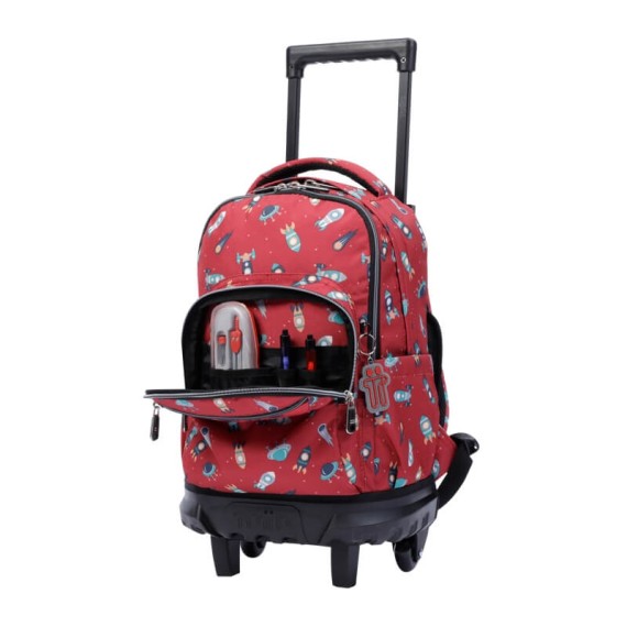 Mochila Escolar Compacta c/ Rodas Resma Totto Espaço | Ref. 330.MA03ECO0056R4