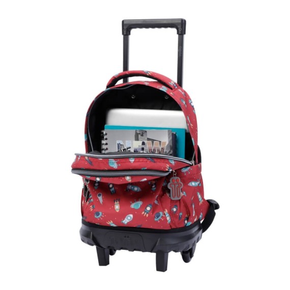Mochila Escolar Compacta c/ Rodas Resma Totto Espaço | Ref. 330.MA03ECO0056R4