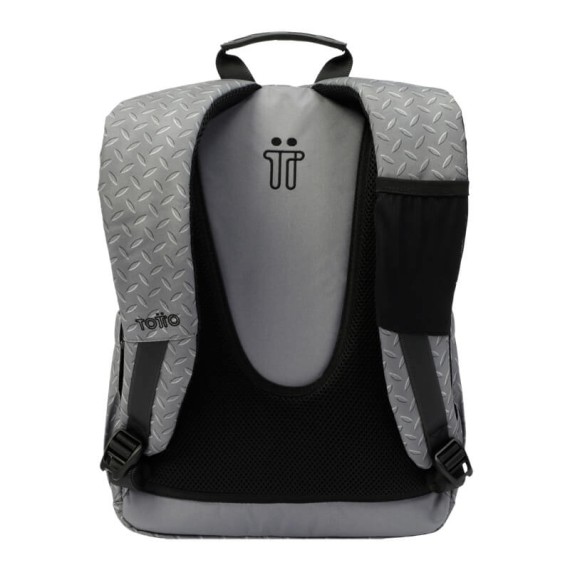Mochila Escolar Gommas TOTTO 3Y9 Cinzenta | Ref. 330.MA04ECO0183Y9