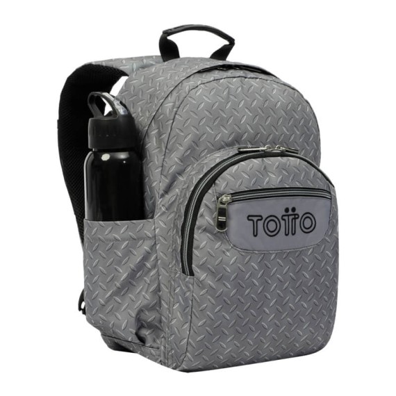 Mochila Escolar Gommas TOTTO 3Y9 Cinzenta | Ref. 330.MA04ECO0183Y9