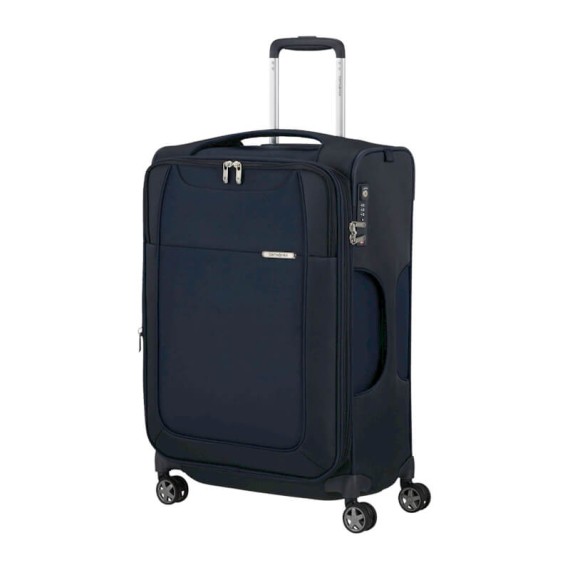 Samsonite Mala de Viagem / Trolley Médio 63cm Exp D’LITE Azul Escuro | Ref. 92KG630311