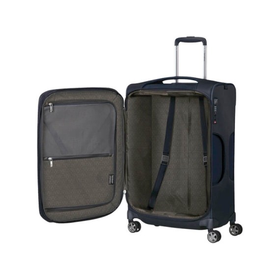 Samsonite Mala de Viagem / Trolley Médio 63cm Exp D’LITE Azul Escuro | Ref. 92KG630311