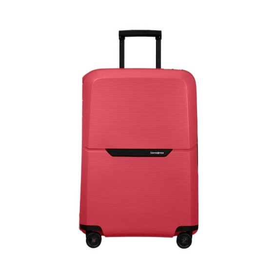 Samsonite Mala de Viagem / Trolley Médio 69cm 4 Rodas MAGNUM ECO Vermelha | Ref. 92KH200220