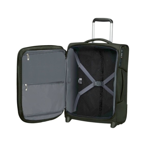 SAMSONITE Mala de Cabine / Trolley 55cm Exp. Respark Verde Escuro | Ref. 92KJ300214