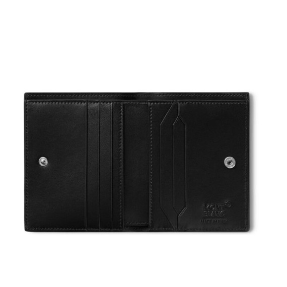 Carteira Compacta Montblanc 6CC MEISTERISTÜCK Preta | Ref. 238.129677 Carteira Compacta Montblanc 6CC MEISTERISTÜCK Preta | Ref. 238.129677