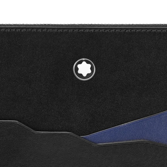 Pasta Portfólio Montblanc MEISTERISTÜCK Preta/Azul | Ref. 238.129676 Pasta Portfólio Montblanc MEISTERISTÜCK Preta/Azul | Ref. 238.129676