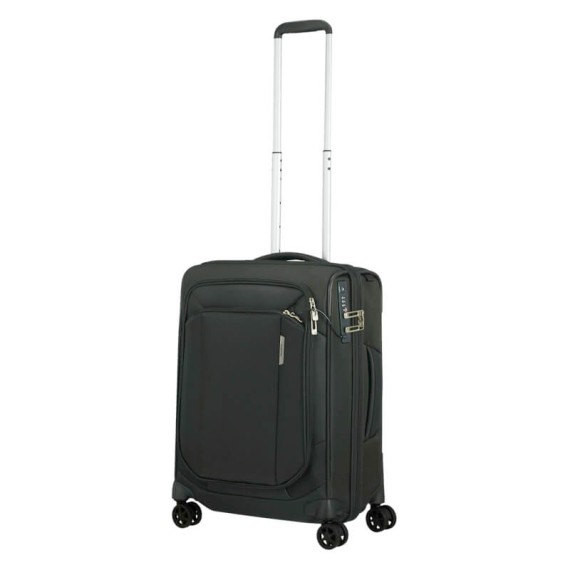 SAMSONITE Mala de Cabine / Trolley 55cm DF Exp. Respark Verde Escuro | Ref. 92KJ300514