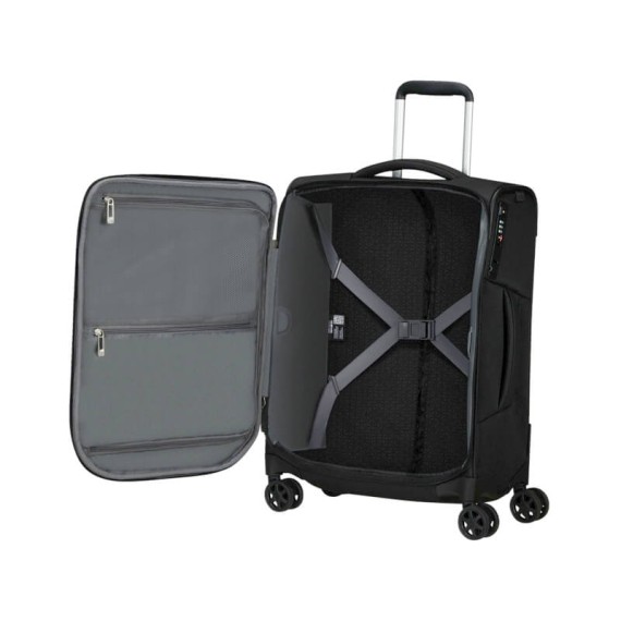 SAMSONITE Mala de Cabine / Trolley 55cm Respark Preta | Ref. 92KJ300409