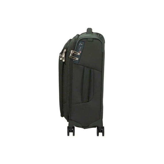 SAMSONITE Mala de Cabine / Trolley 55cm Exp. Respark Verde Escuro | Ref. 92KJ300414