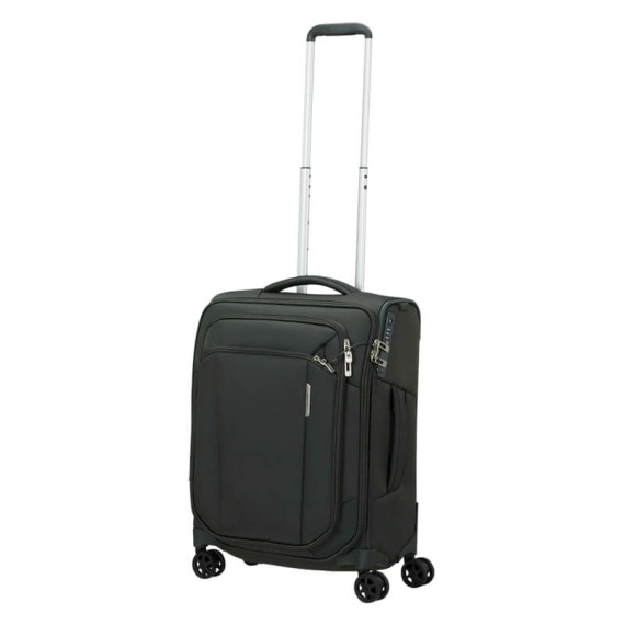 SAMSONITE Mala de Cabine / Trolley 55cm Exp. Respark Verde Escuro | Ref. 92KJ300414