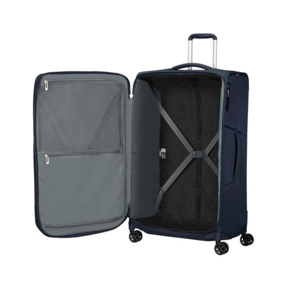 SAMSONITE Mala de Viagem / Trolley Grande 79cm Exp. Respark Azul Marinho | Ref. 92KJ300701