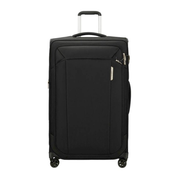 SAMSONITE Mala de Viagem / Trolley Grande 79cm Exp. Respark Preta | Ref. 92KJ300709