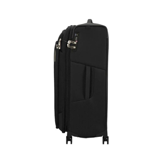 SAMSONITE Mala de Viagem / Trolley Grande 79cm Exp. Respark Preta | Ref. 92KJ300709