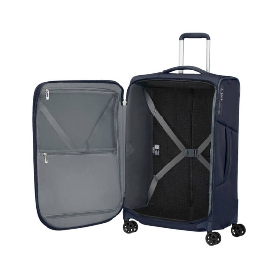 SAMSONITE Mala de Viagem / Trolley Média 67cm Exp. Respark Azul Marinho | Ref. 92KJ300601
